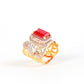 Red Ornate Ring