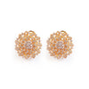 Gold Brooch Earrings